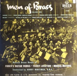 Massed Brass Bands Of Fodens, Fairey Aviation and Morris Motors, Harry Mortimer - Men Of Brass, Volume One (10", Mono, RP) 13926