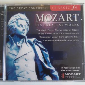 Mozart* - His Greatest Works (CD