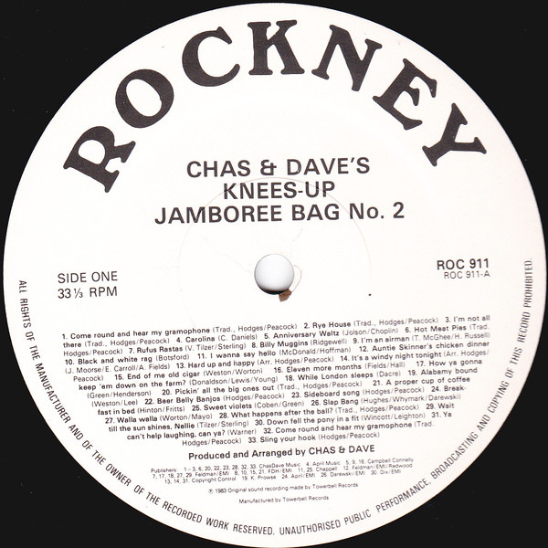 Chas'n'Dave* - Chas'N'Daves Knees Up (LP, Album) 11484