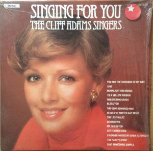 The Cliff Adams Singers - Singing For You (LP, Comp) 13429