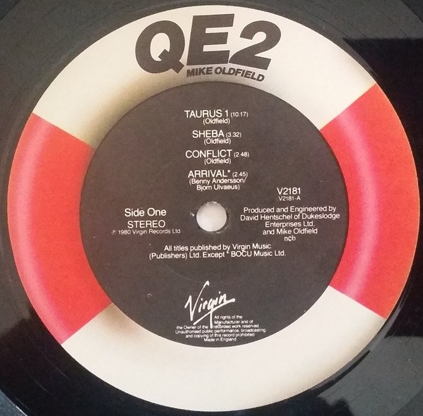 Mike Oldfield - QE2 (LP, Album) 11189