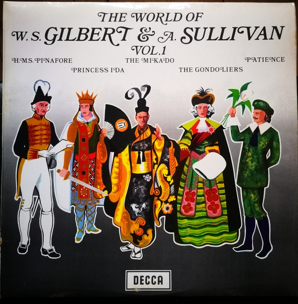 D'Oyly Carte Opera Company - The World Of W.S. Gilbert and A. Sullivan Vol 1 (LP, Mono) 15933
