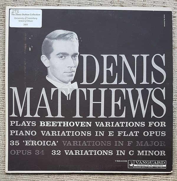 Denis Matthews, Ludwig van Beethoven - Beethoven Variations (LP) 15197