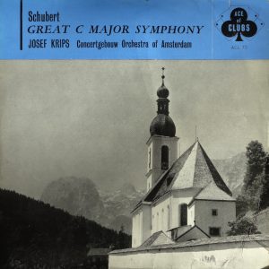 Schubert* - Josef Krips, Concertgebouw Orchestra Of Amsterdam* - Great C Major Symphony (LP, Mono) 14823