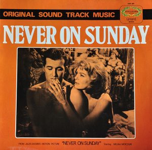 Manos Hadjidakis - Never On Sunday (Original Sound Track Music) (LP, Mono, RE) 16063