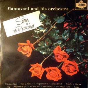 Mantovani And His Orchestra - Songs To Remember (LP, Comp) 16021