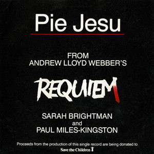 Sarah Brightman, Paul Miles-Kingston, Placido Domingo - Pie Jesu (12", Single) 15943