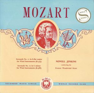 Mozart*, Newell Jenkins Conducting The Everest Woodwind Octet - Serenade No.11 In E-Flat Major For Wind Instruments (K.375) / Serenade No.12 In C Minor For Wind Instruments (K.388) (LP, Club, RE) 15454
