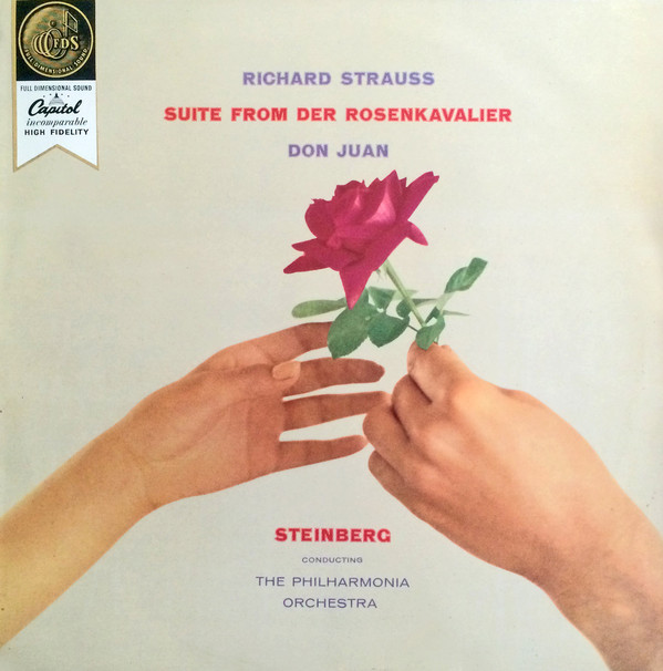 Strauss* / William Steinberg, Philharmonia Orchestra - Suite From Der Rosenkavalier and Don Juan (LP, Mono) 15377