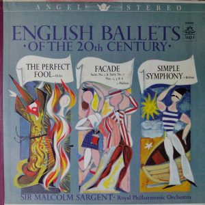Sir Malcolm Sargent, The Royal Philharmonic Orchestra - English Ballets Of The 20th Century (LP, Album) 16468