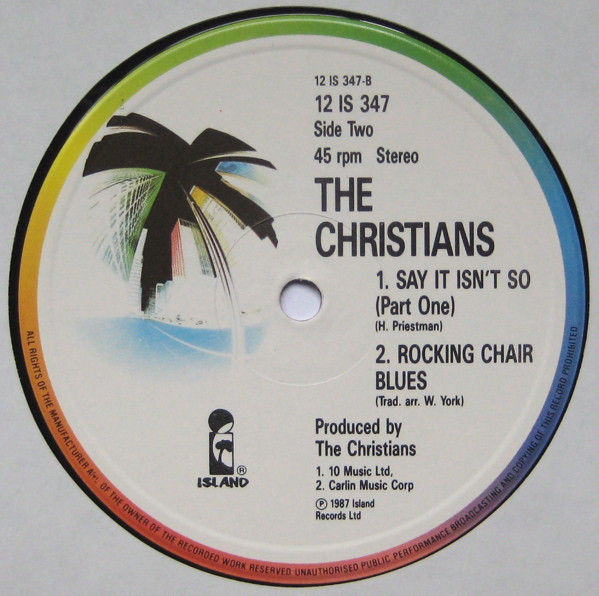 The Christians - Ideal World (Extended Remix Version) (12") 21424