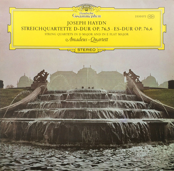 Joseph Haydn Streichquartette on Vintage Deutsche Grammophon Vinyl Album Cover