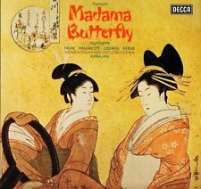 Puccini Madama Butterfly Vintage Decca Album Cover