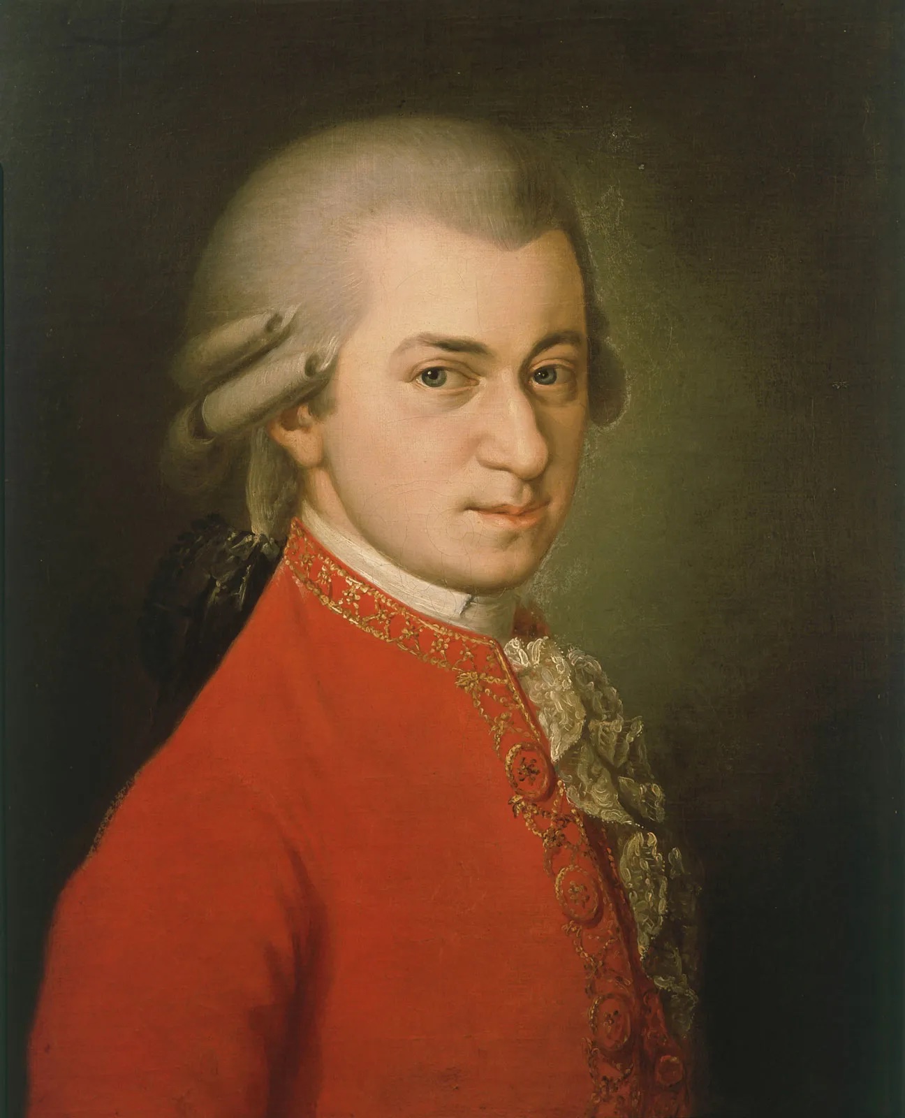 Mozart Oil Painting