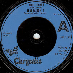 Generation X - King Rocker 7 Inch Vinyl Single (7 Inch Record) (45 Record)