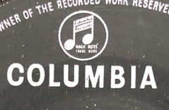columbia 7 inch record label