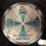 motown 7 inch vinyl record label keep in live (on the k.i.l) bazz band released 1982 tmg 1279