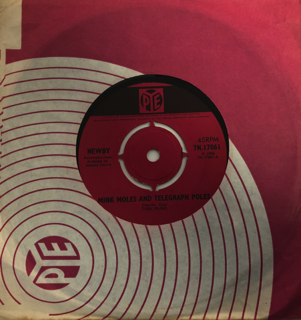 Newby - Minks Moles And Telegraph Poles 7 Inch Vinyl Single (7 Inch Record)
