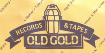 old gold record label