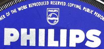 philips 7 inch record label