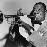 Satchmo (Louis Armstrong) Playing the Trumpet