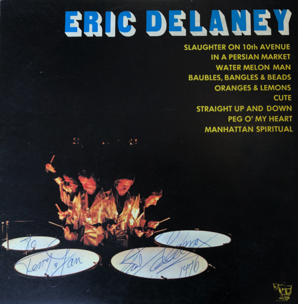 Signed Eric Delaney - Eric Delaney Vinyl LP (LP Record) Front Cover