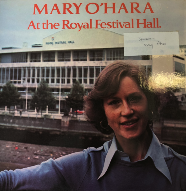 Signed Mary O'Hara - Mary O'Hara At The Royal Festival Hall Vinyl LP (LP Record) Front Cover