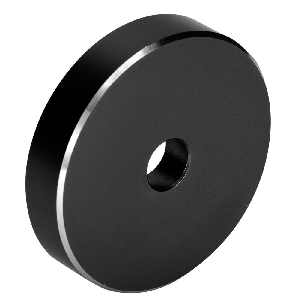 Black Aluminium Record Adapter
