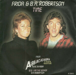 Frida & B. A. Robertson Time 7 Inch Vinyl (7 Inch Record, Single) Front Cover