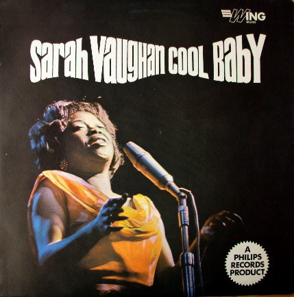 Sarah Vaughan Cool Baby Vinyl LP (LP Record, Album, Compilation, Mono) Record Cover Front