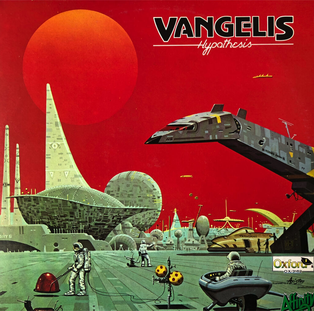 Vangelis Hypothesis Vintage Vinyl Record Cover - Front Cover