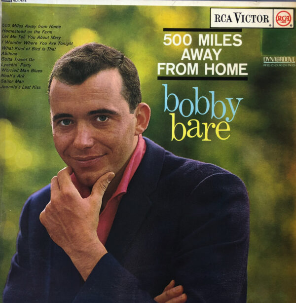 Bobby Bare – 500 Miles Away From Home Vintage Record Cover Front