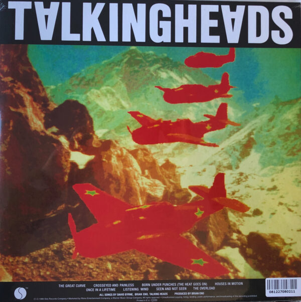 Talking Heads Stay In Light Brand New Vinyl LP Rear Cover