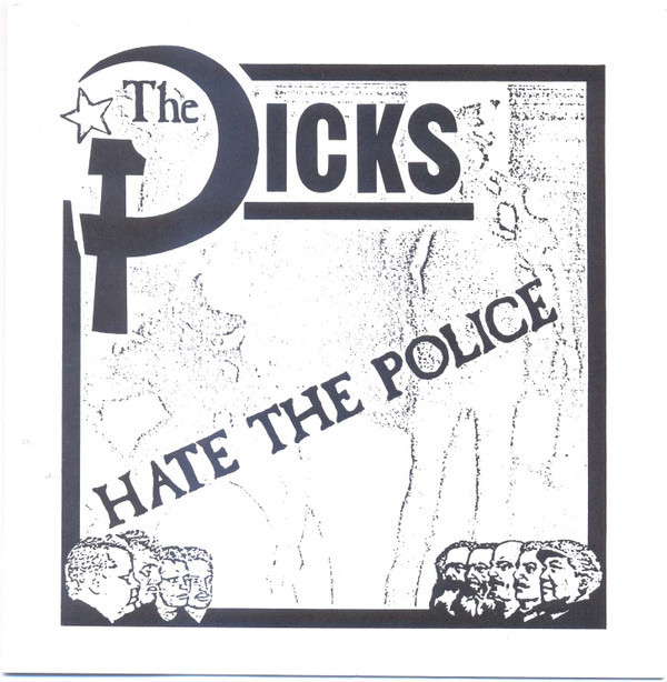 The Dicks - Hate The Police 7 Inch Single (7 Inch Record, Unofficial Release, Red Vinyl) (45 Record)