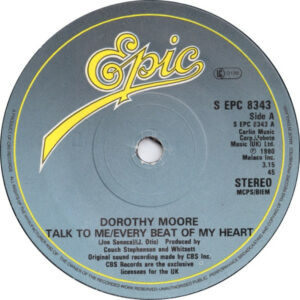 Dorothy Moore - Talk To Me / Every Beat Of My Heart 7 Inch Vinyl Single (7 Inch Record) (45 Record)