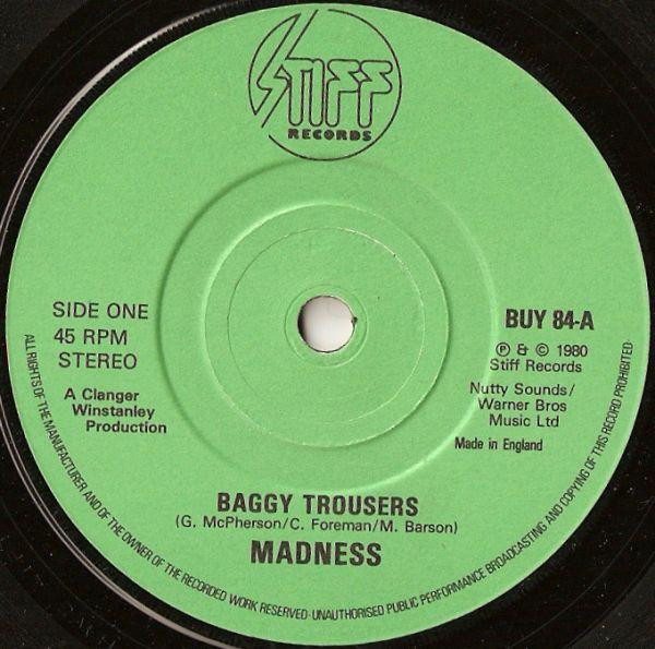 Madness – Baggy Trousers (1980, Vinyl) - Discogs